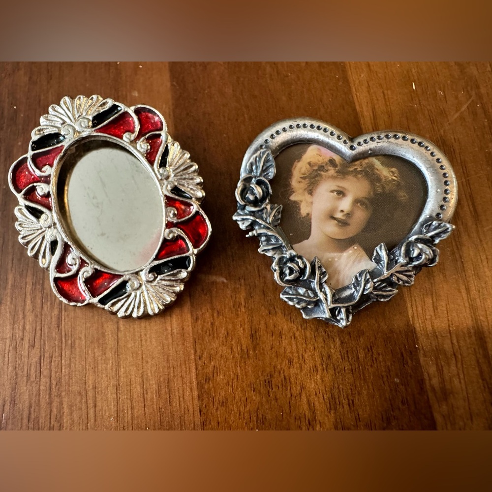 Vintage Picture Frame Brooches